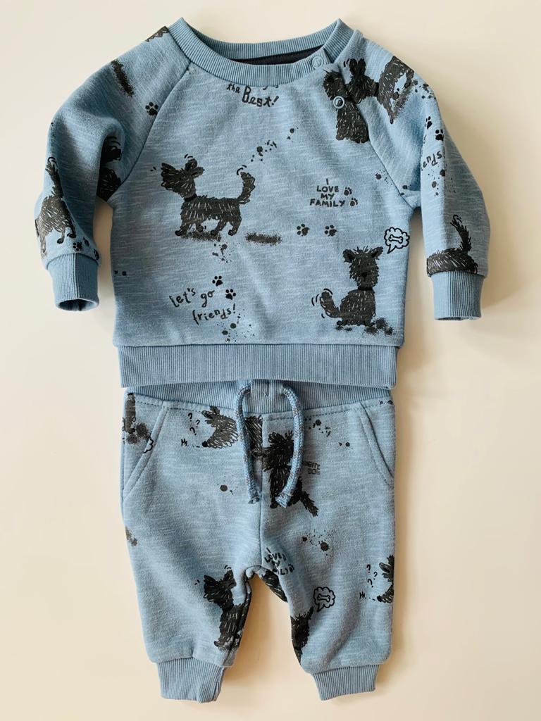 Puppy Themed PJ Set(In-stock)