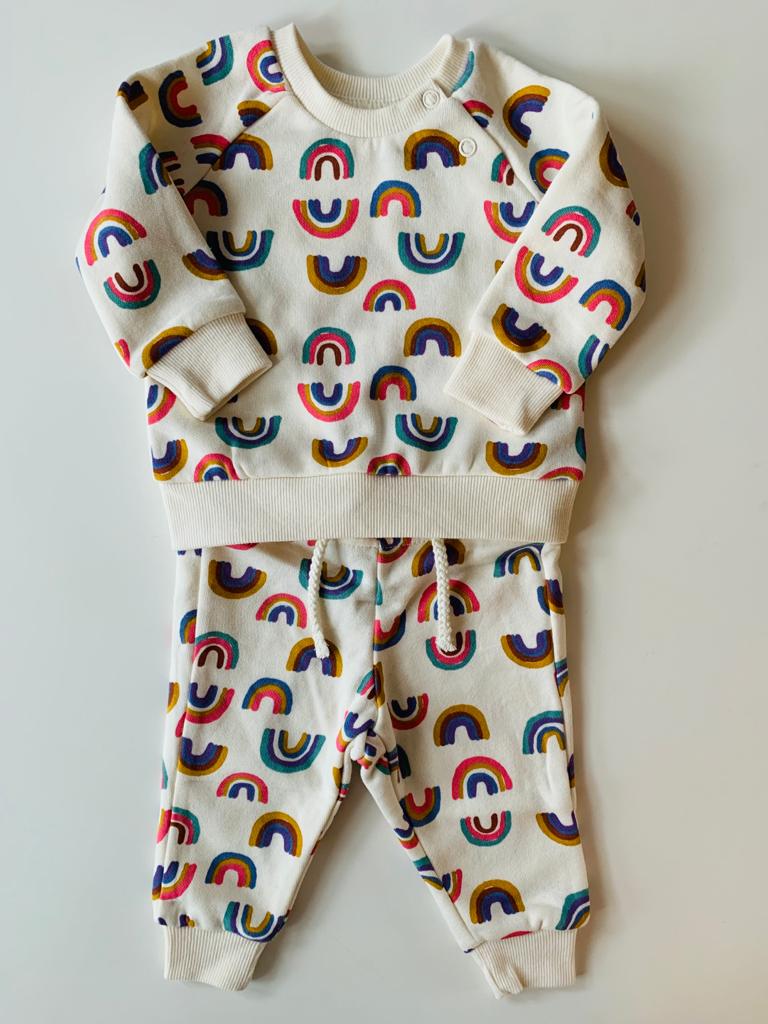 Rainbows  Sweat shirt and Trouser(In-stock)