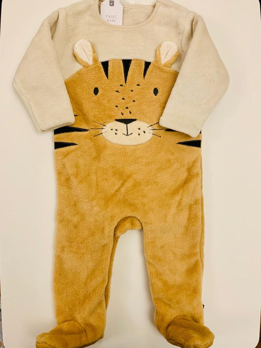 Tiger Fleeced Sleepsuit