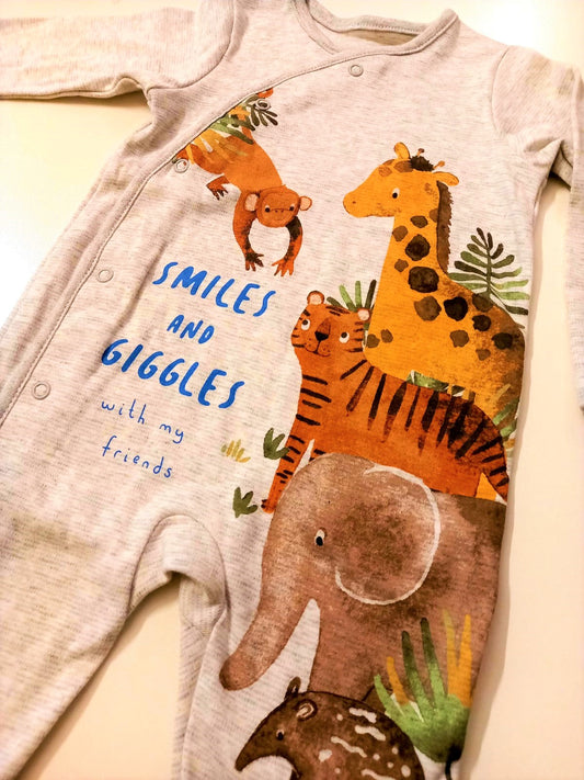 Safari Animals Sleepsuit