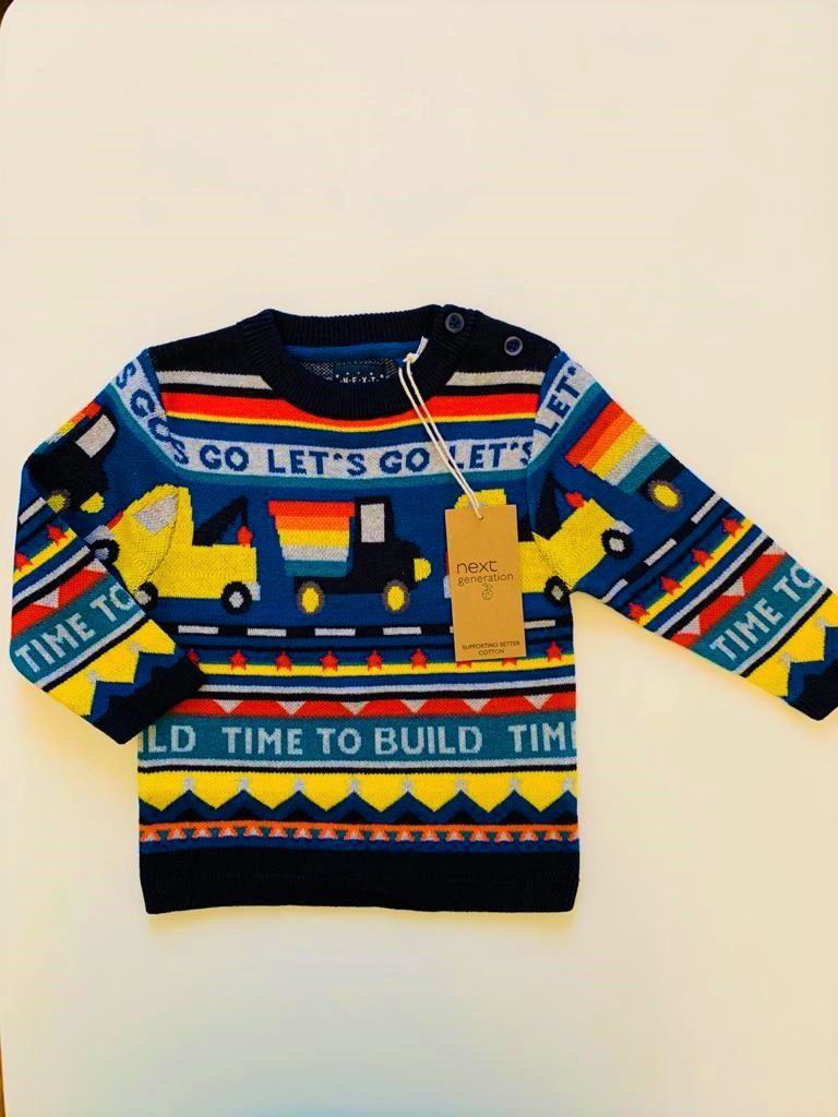 Colorful Cars Sweater