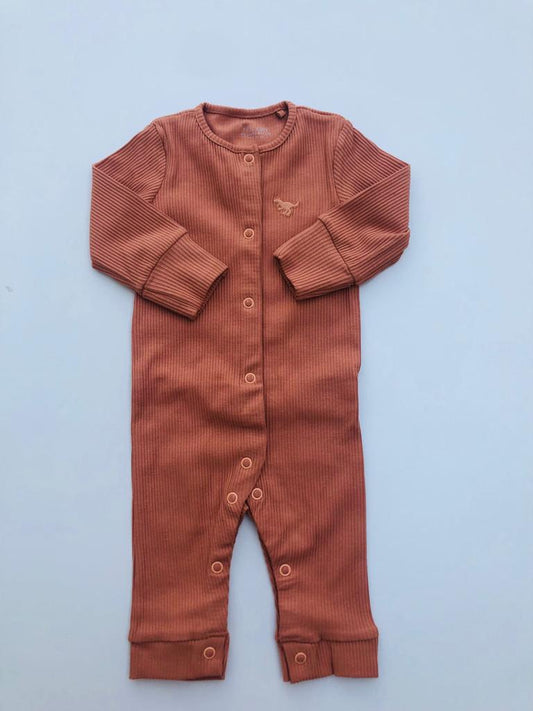 NEXT Ribbed Footless Sleepsuit