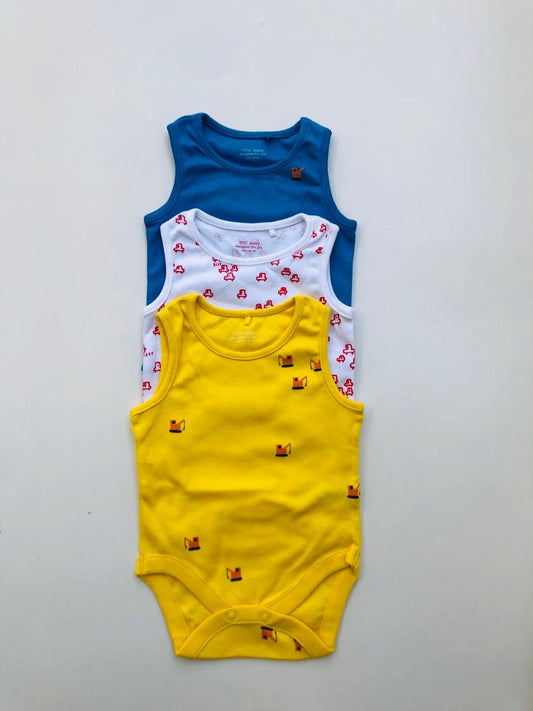 NEXT Pack of 3 Sleeveless Bodysuits