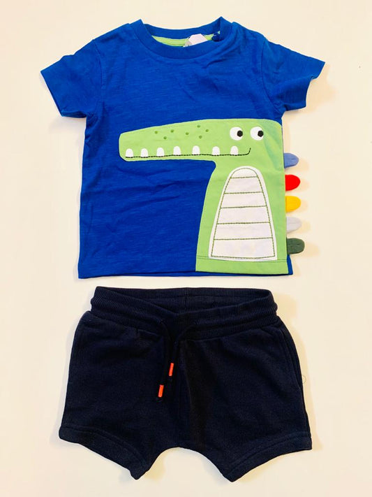 NEXT Crocodile Shirt & shorts