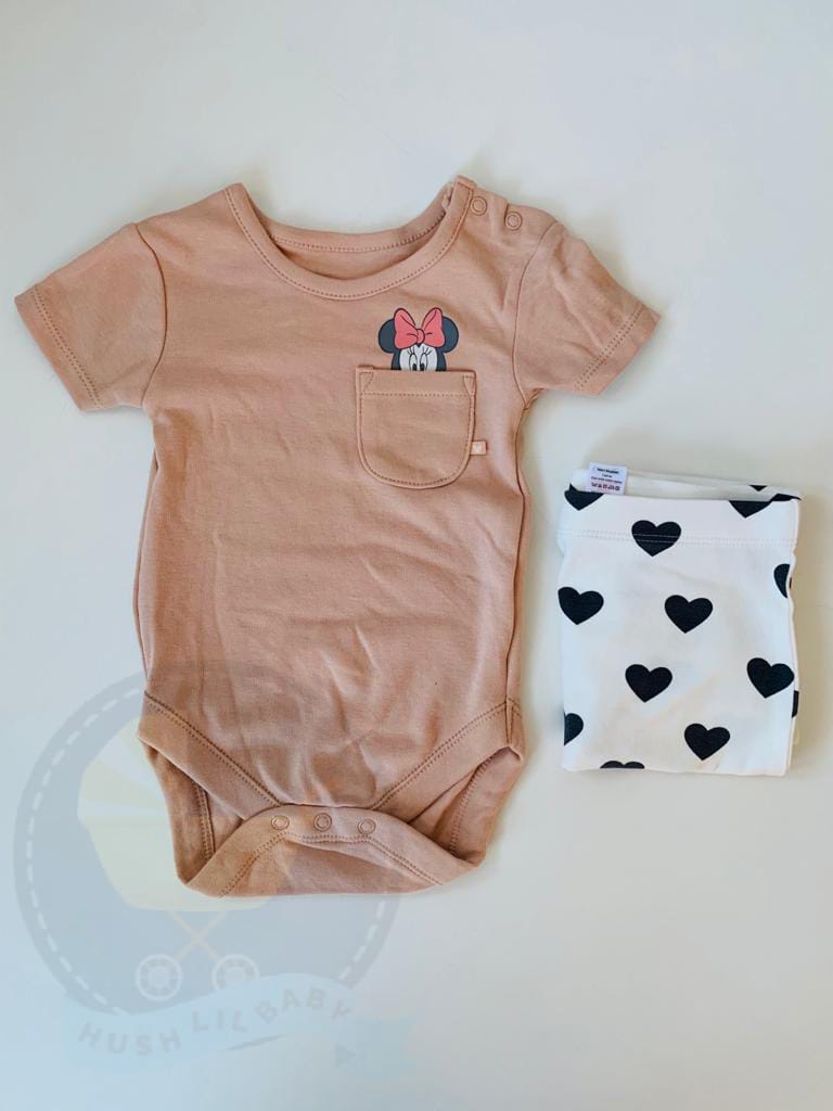 Minnie Mouse Themed Bodysuit