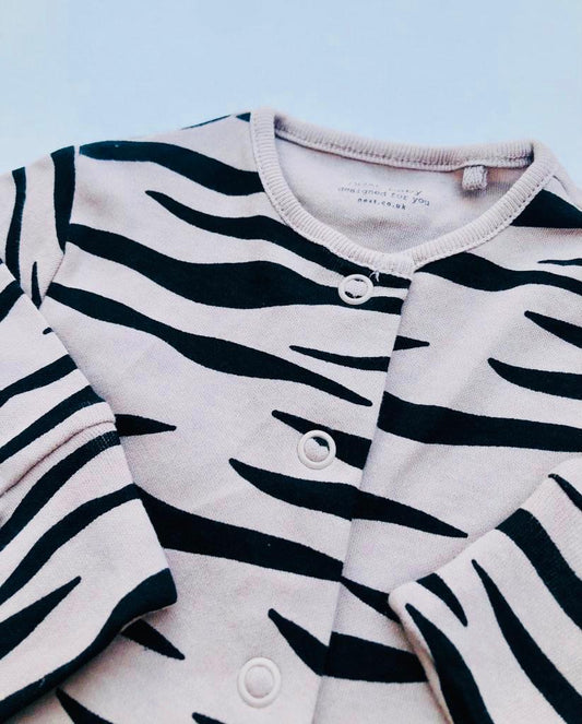 Next Black Lines Sleepsuit