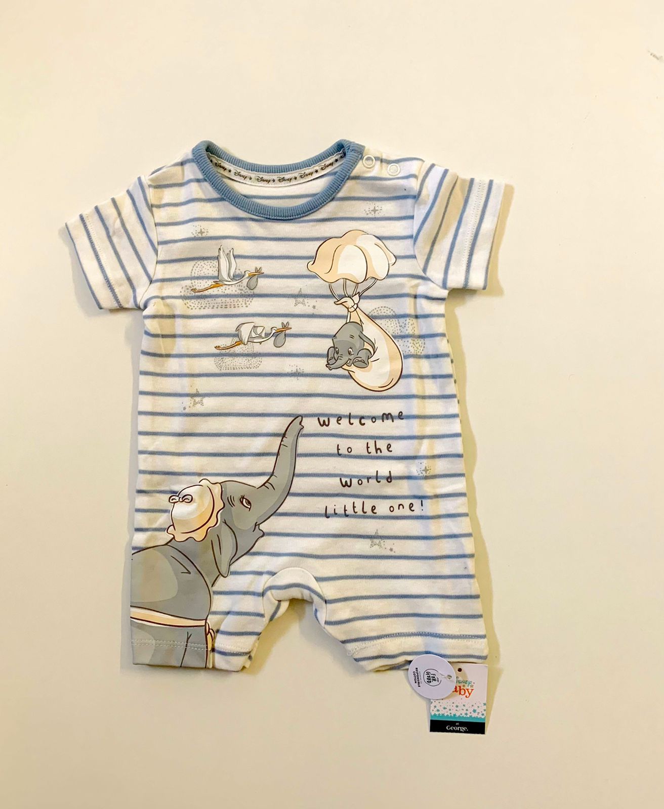 George "Welcome to the world " Romper