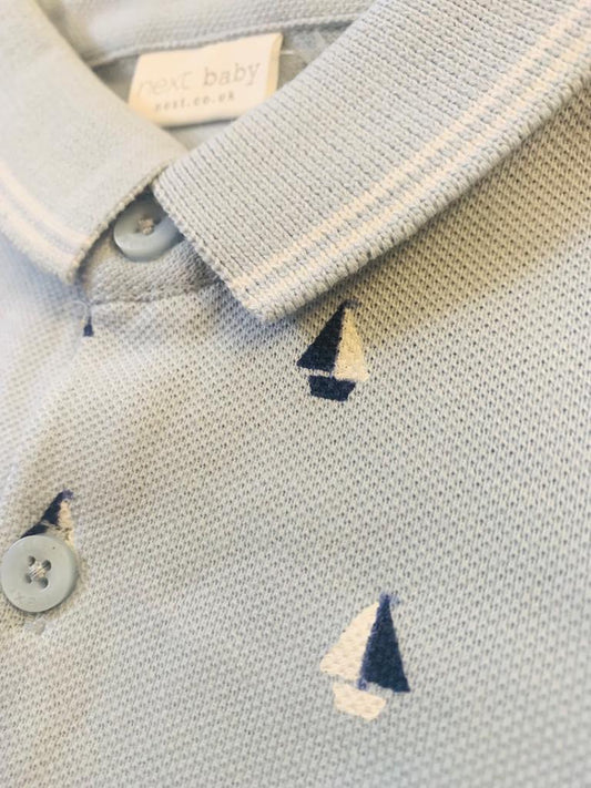 Next Little boats on Blue Bodyshirt