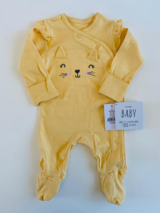 Kitten Themed Sleepsuit