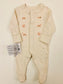 George Embroidered Ribbed Sleepsuits
