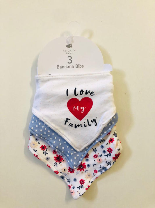 Primark Pack of 3 Bibs