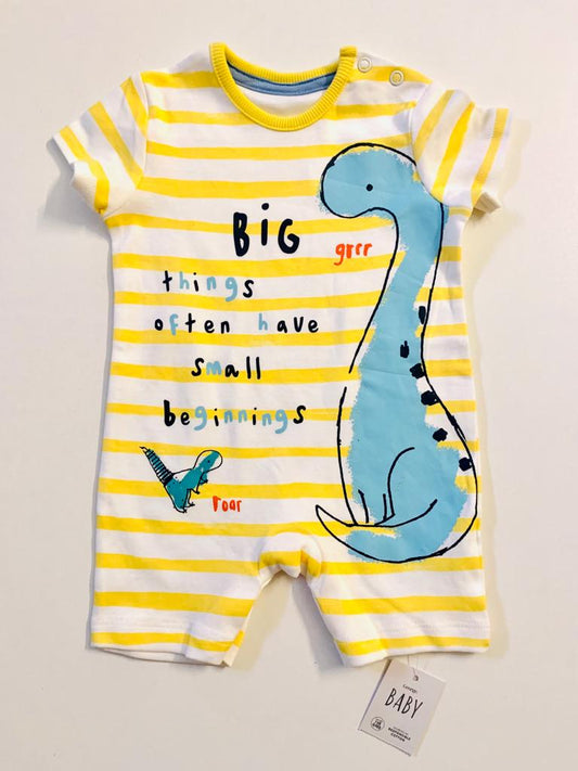 George Dino Romper