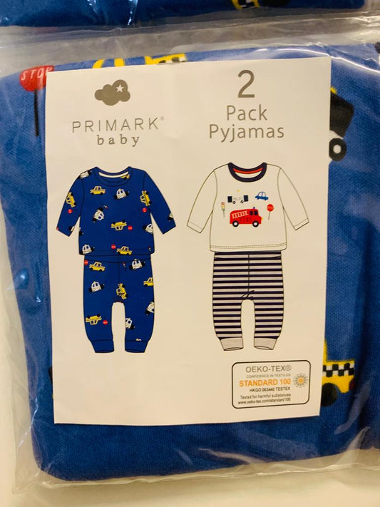 Primark Pack of 2 Fire Themed Pj s