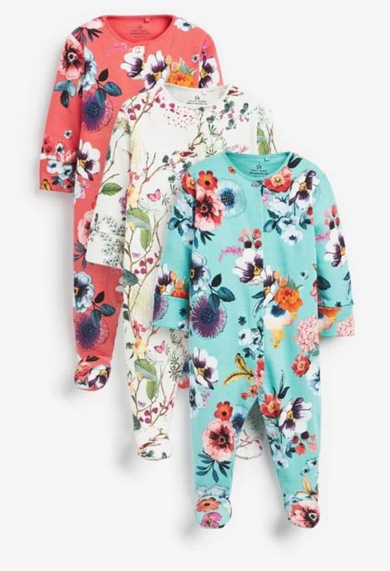 Next Floral Sleepsuit