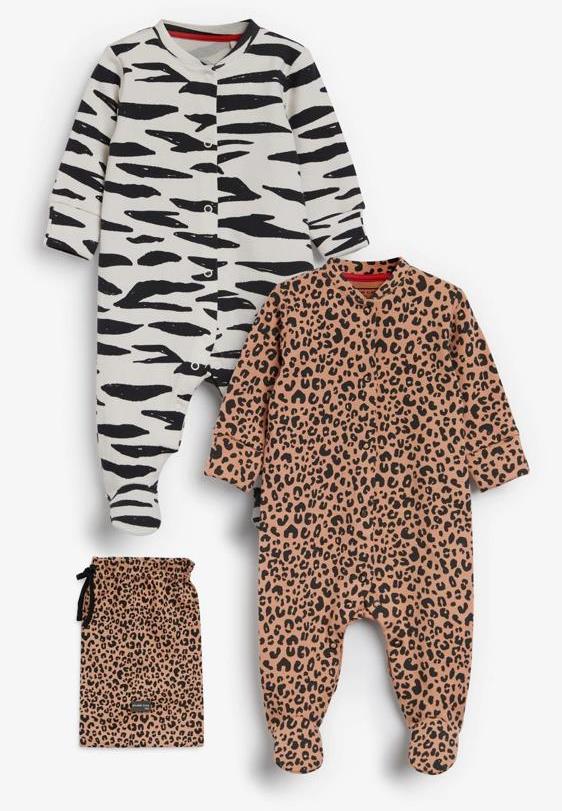 NEXT pack of 2 sleepsuits with bag