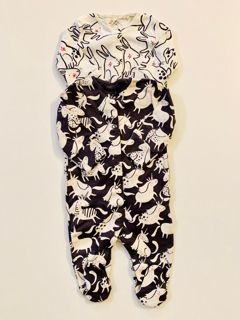NEXT Pack of 2 Sleepsuits