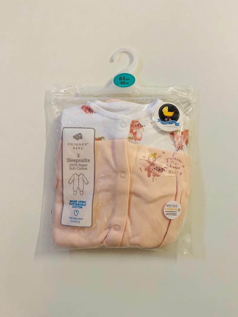 PRIMARK Pack of 2 Sleepsuits