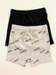 George pack of 2 Shorts "now or never"