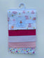 Pack of 5 Receiving Blankets ( Warm Swaddle sheets)