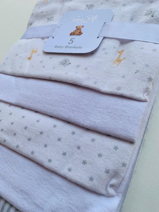 Pack of 5 Blankets ( Warm Swaddle sheets)