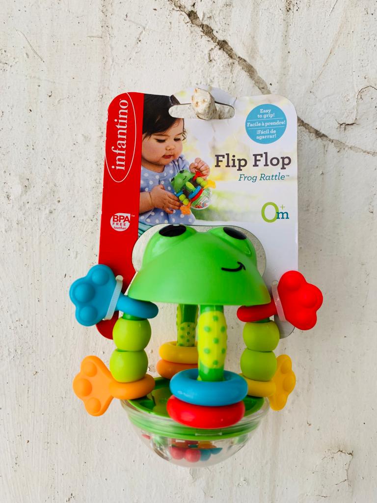 Flip Flop Frog Rattle
