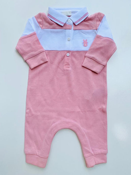 Next Polo Style Footless Sleepsuit