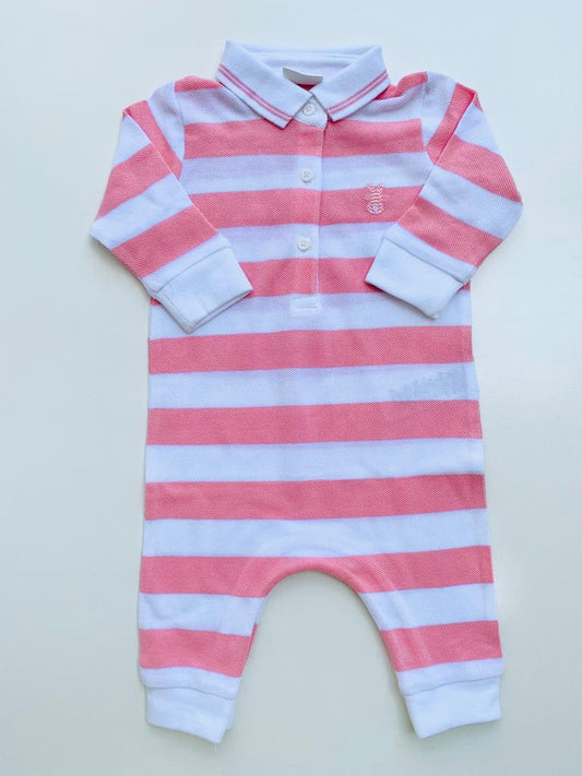 Next Polo Style Footless Sleepsuit