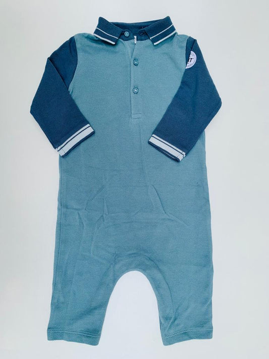 Next Polo Style Footless Sleepsuit