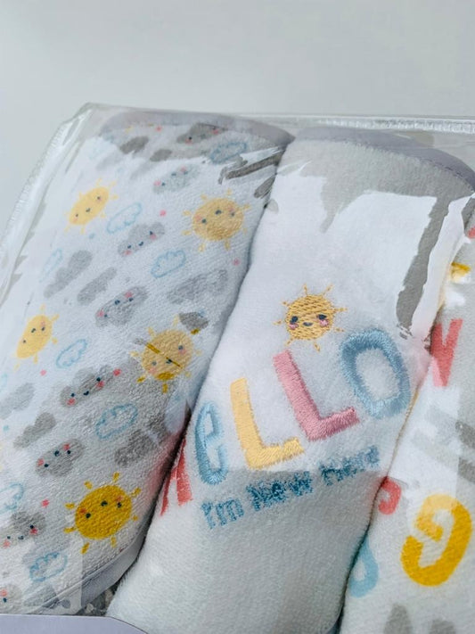 Bon Bebe Pack of 3 Hooded Towels