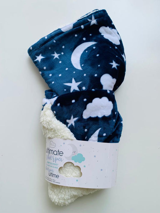 White Clouds Themed Blanket