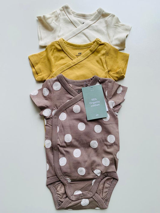 H&M Pack of 3 Bodysuits