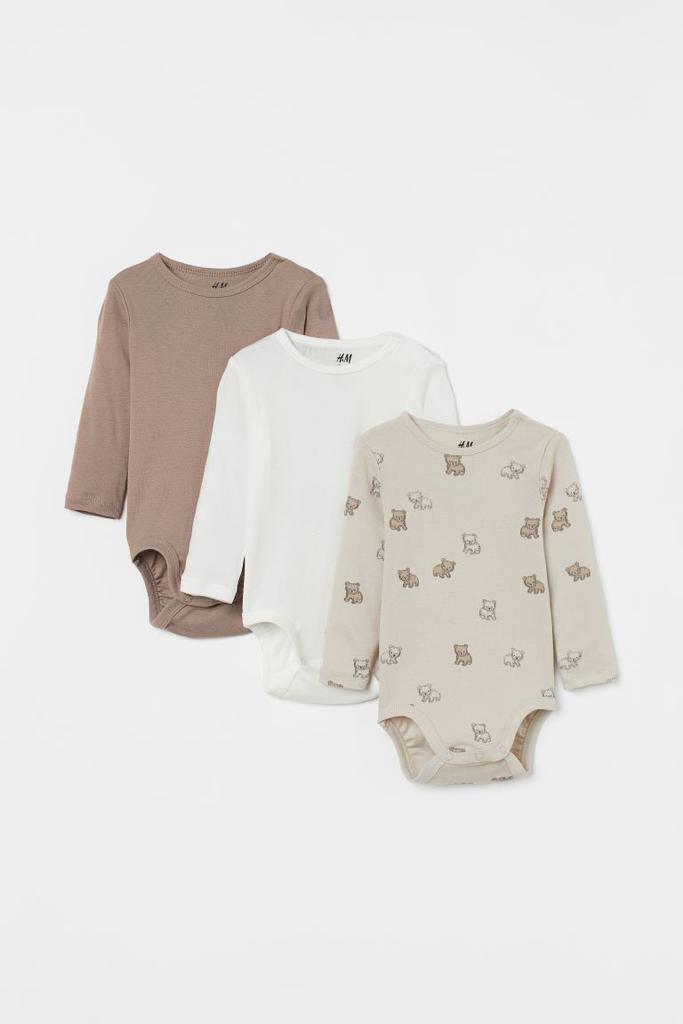H&M Pack of 3 Bodysuits