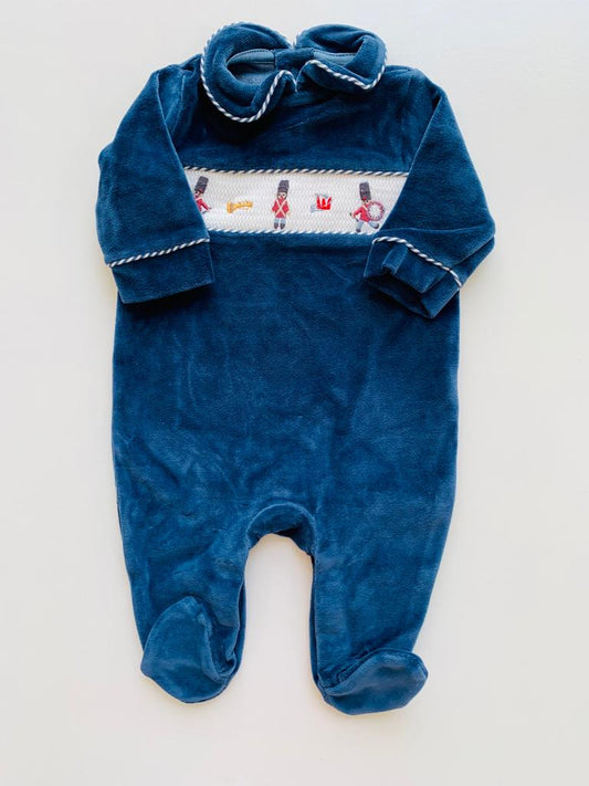 Next Velour Sleepsuit