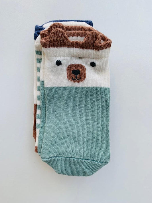 Pack of 5 Bear Themed Socks