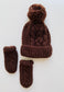 Next brown Cap With Mittens