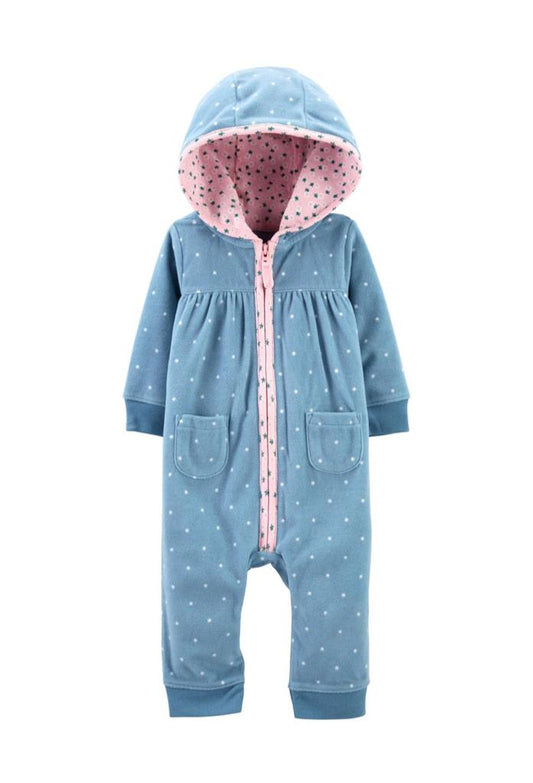 Carter's  Footless Hooded Sleepsuit