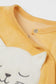 H&M Velour Yellow Sleepsuit