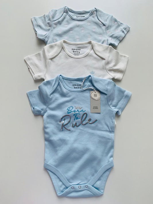 RIVER ISLAND Pack of 3  Halfsleeved Bodysuits