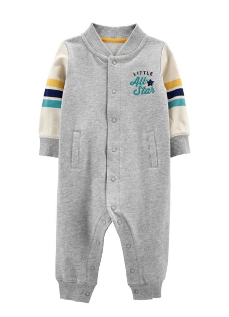 Carter's Embroidered "little all star" Sleepsuit