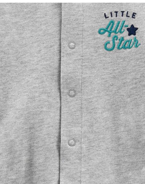 Carter's Embroidered "little all star" Sleepsuit