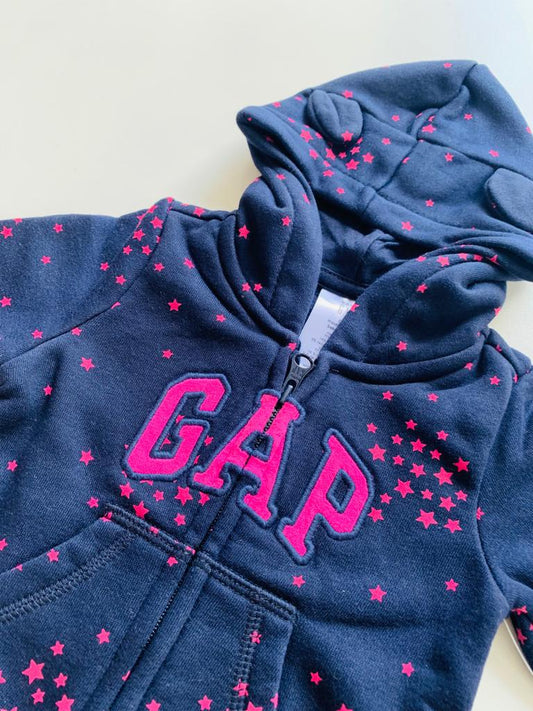 GAP Footless Sleepsuit With Hoodie