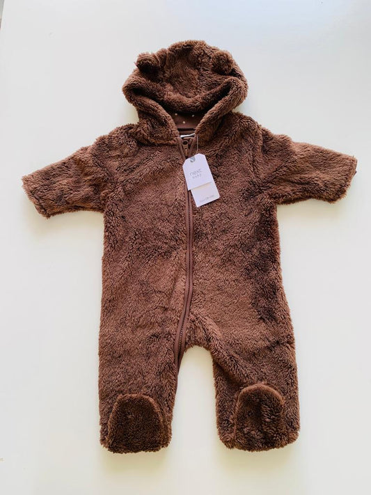 Next Zipped Sleepsuit Pram Suit