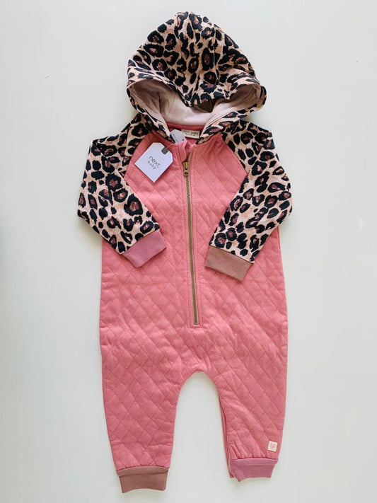 Next  Footless Sleepsuit With Hoodie