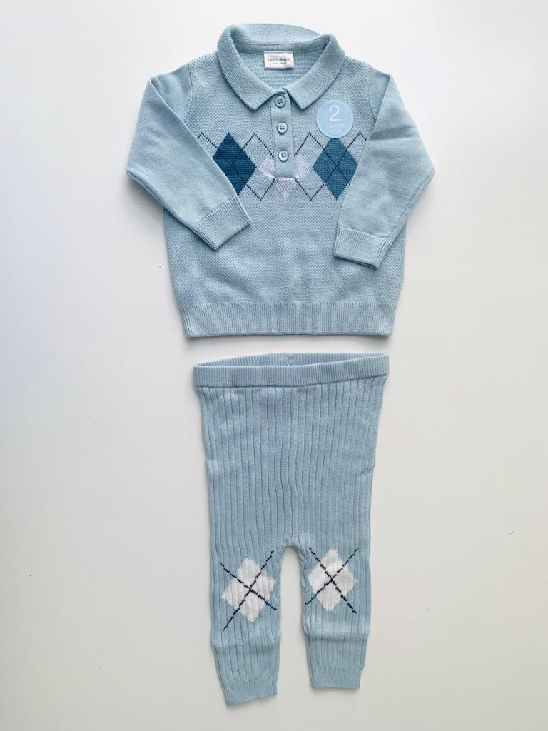 Next Knitted Shirt & Trouser