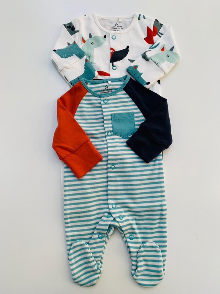 Next pack of 2 Sleepsuits