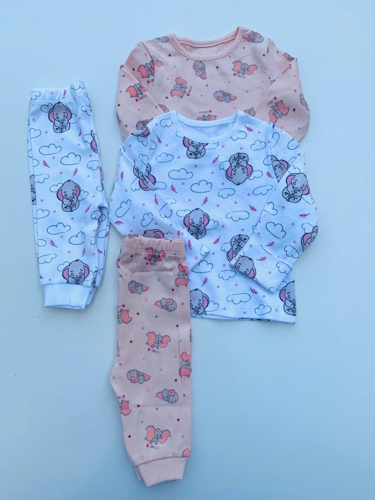 George Dumbo themed Pack of 2 Pj Sets