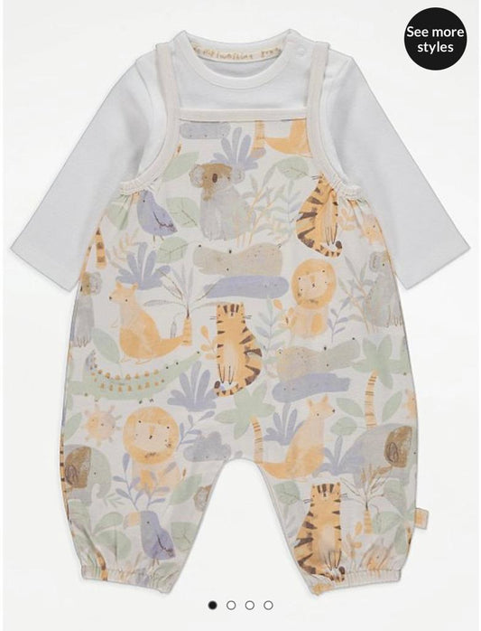 George 2pc Set Dungarees