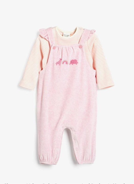 Next Velour Dungaree