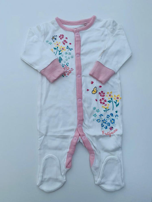 Next Fat Face Flowers Themed Sleep suit