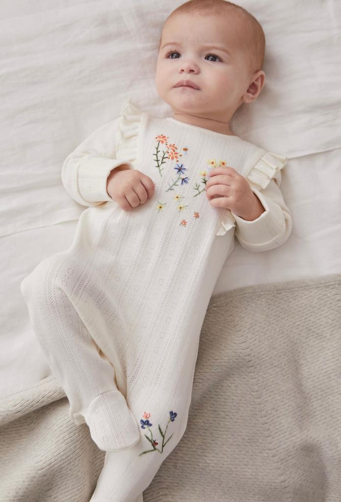 Next Flower themed Sleepsuit